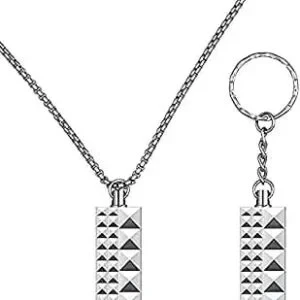 Hidden Keychain Audio Recorder Necklace Spy Voice Recording Device