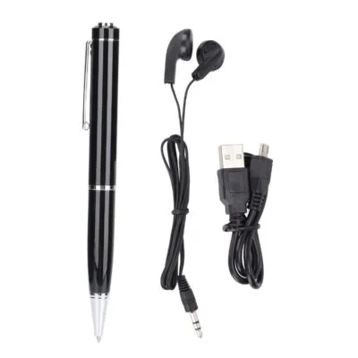 Spy Pen Digital Voice Recorder, Mini Voice Recorder with Sensitive Noise Recording Mode, Voice Activated Audio Recording, 36 Hours Long Battery Backup Spy Pen Recorder Perfect for Meetings, Classes, Interview, Speech