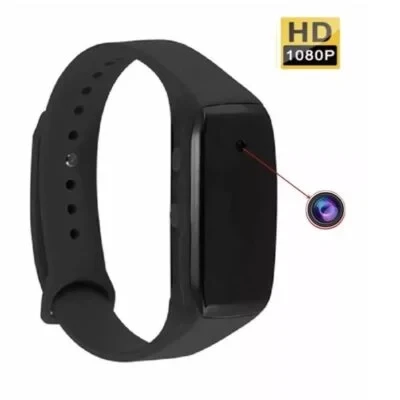 1080P HD Wearable Wristband Portable Audio Video Recording Camera, HD Bracelet Spy Camera