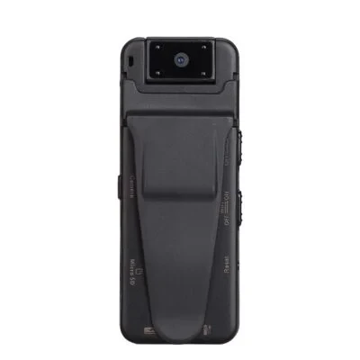 Full HD Infrared Night Vision Magnetic Spy Body Worn Camera180° Wide Angle, Wifi Live Monitoring,180° Lens Rotation, Back Clip