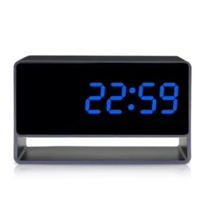 Wireless Table Alarm Clock Spy Camera | Wifi Mini Desk Hidden Camera