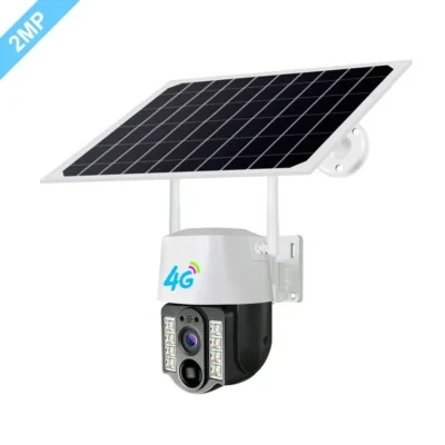 Night Vision 2MP 4G Solar Powered Security Camera