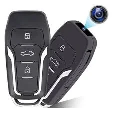 1080P Night Vision Spy Camera Hidden Camera Car Key, Mini Night Vision Hidden Camera Car key camera with motion detection, 150 Minutes Battery Life, Best Surveillance & Security Hidden Camera