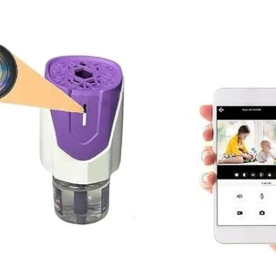 Wi-Fi Spy Camera Mosquito Repellent, WiFi Mosquito Machine 1080P HD Hidden Camera with 32gb Built in Memory with Live Audio & Video Recording, Wireless Wi-Fi Mosquito Repellent Surveillance Camera