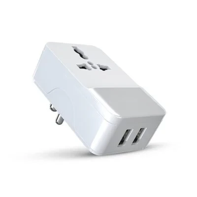 Live Monitoring Spy Camera Three Plug with Two USB Charging Port, Wifi Spy Camera Multi Plug with USB Point, 6A Multi Plug with USB Port  Spy Camera, Full HD Plug Socket Hidden Camera with Inbuilt 32GB  SD Card Audio and Video Recording